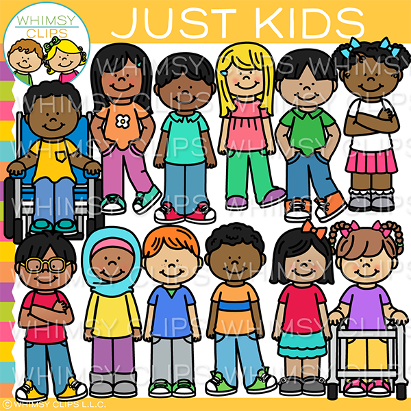 Just Kids Clip Art, Images & Illustrations | Whimsy Clips