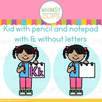 The Really Big Alphabet Letter K Clip Art Set