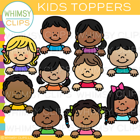Kids Toppers Clip Art