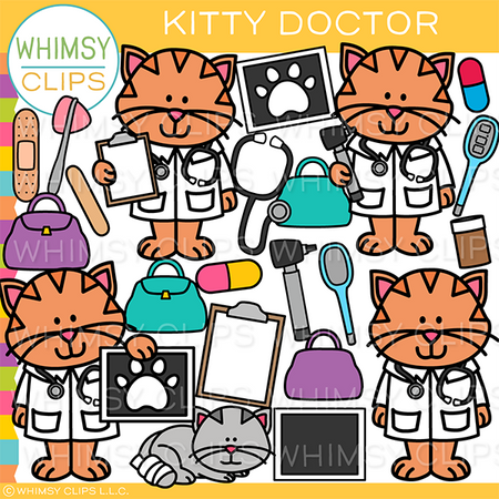 Kitty Doctor Clip Art