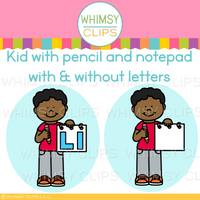 The Really Big Alphabet Letter L Clip Art Set