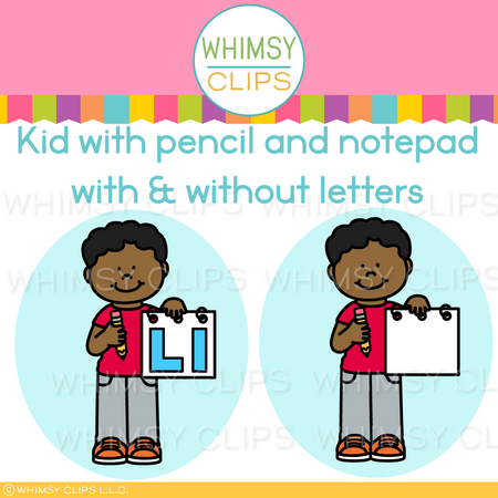 The Really Big Alphabet Letter L Clip Art Set