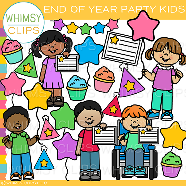 Last Day School Party Clip Art