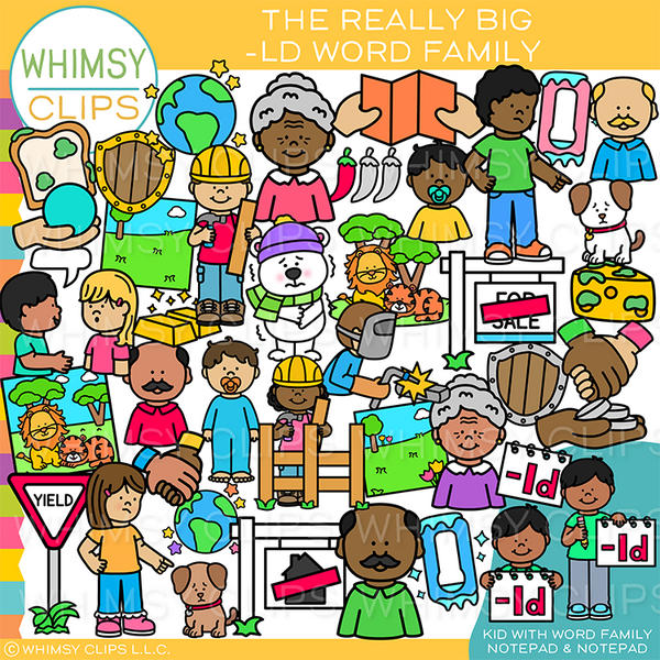 The Really Big Final Consonant Blends (Ending Blends) Clip Art GROWING Bundle
