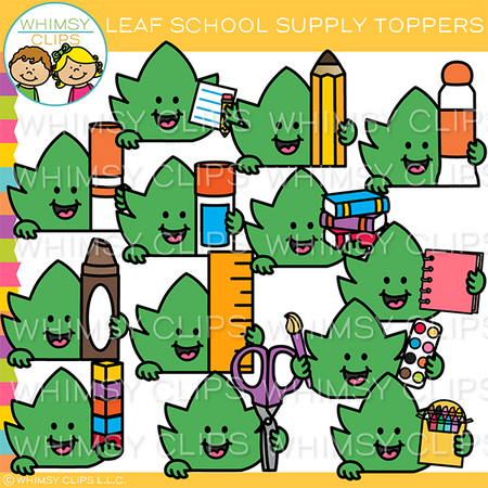 Leaf Toppers Clip Art