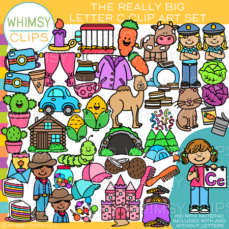 Letter C Alphabet Sounds Clip Art