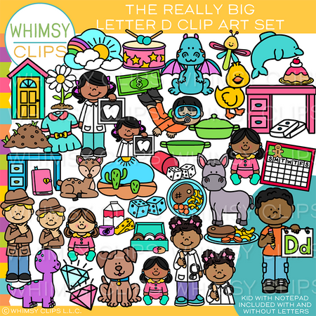 Letter D Alphabet Clip Art