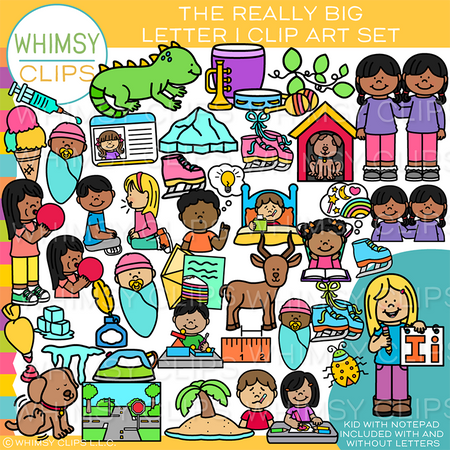 Letter I Alphabet Clip Art