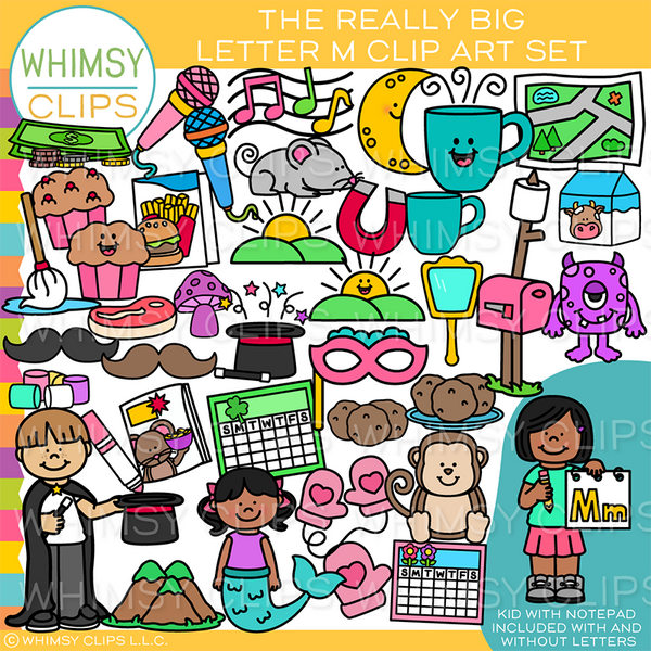 Letter M Alphabet Cli Art