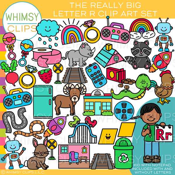 Letter R Alphabet Clip Art