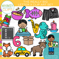 Letter X Alphabet Clip Art