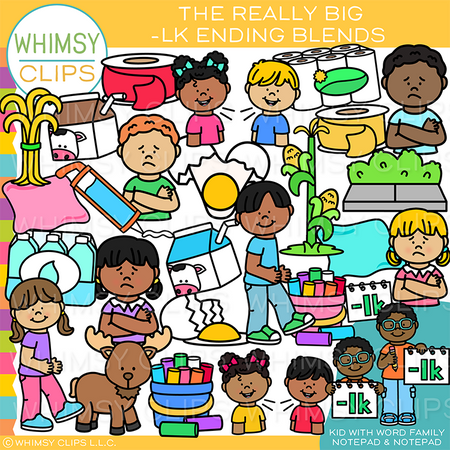 LK Ending Blends Clip Art