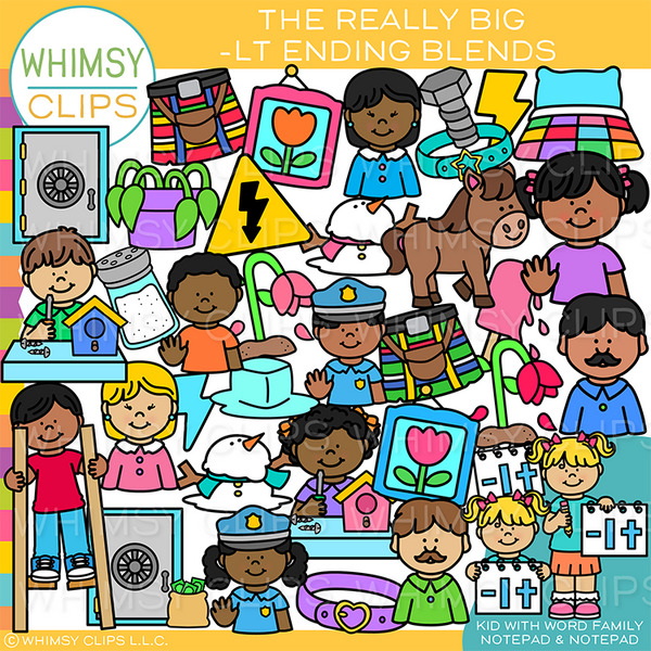 LT Ending Blends Clip Art