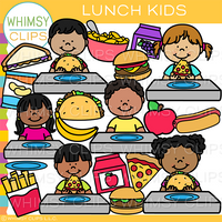 Lunch Kids Clip Art