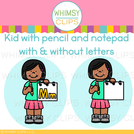 The Really Big Alphabet Letter M Clip Art Set