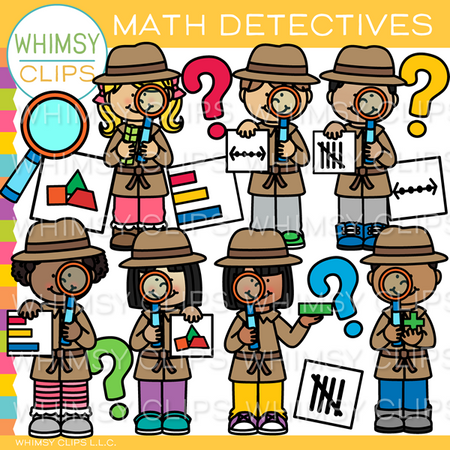 Math Detectives Clip Art