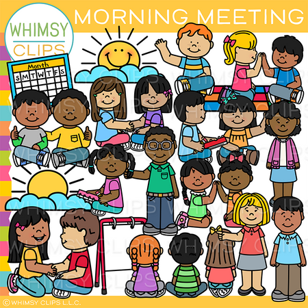 Morning Meeting Clip Art