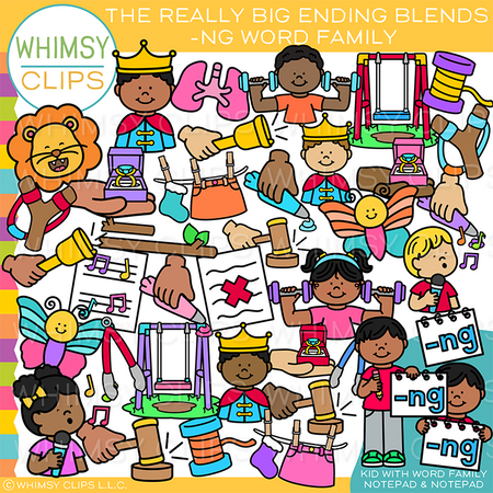 NG Ending Blends Clip Art