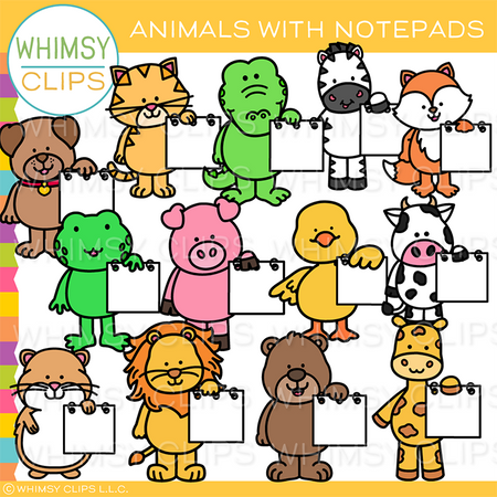 Notepad Animals