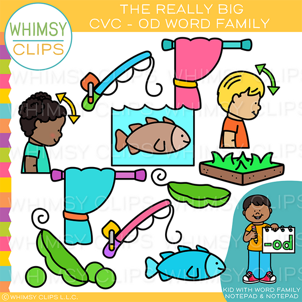 OD Short O CVC Clip Art