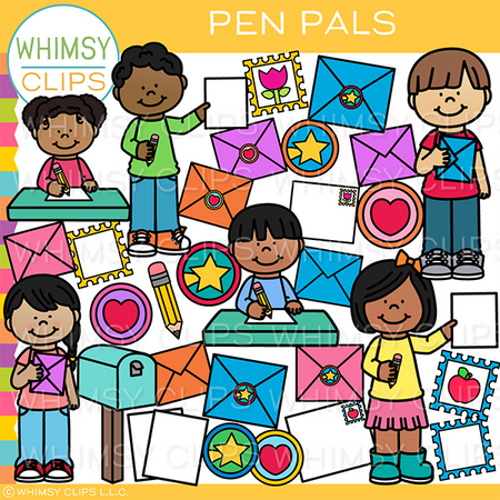 Pen Pals Clip Art