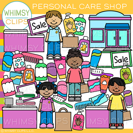 Personal Care Shop Clip Art