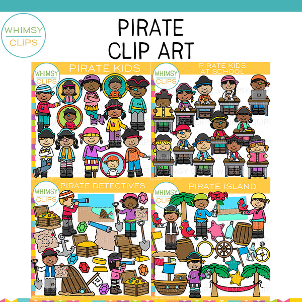 Pirate Clip Art Bundle