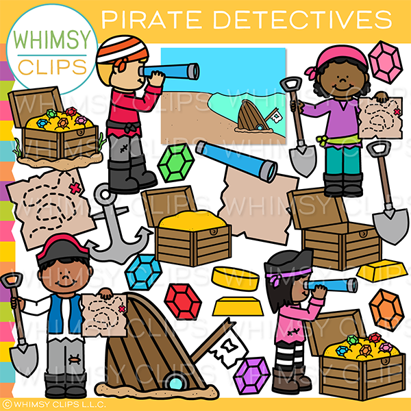 Pirate Detective Clip Art
