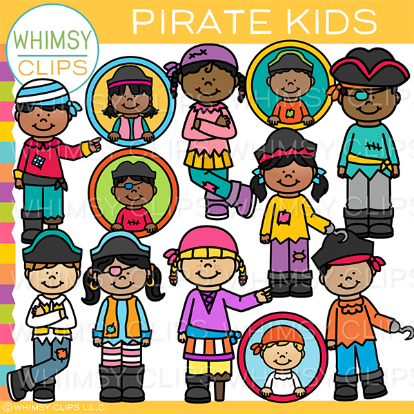 Pirate Kids Clip Art