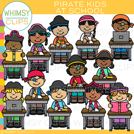 Pirates At School Clip Art