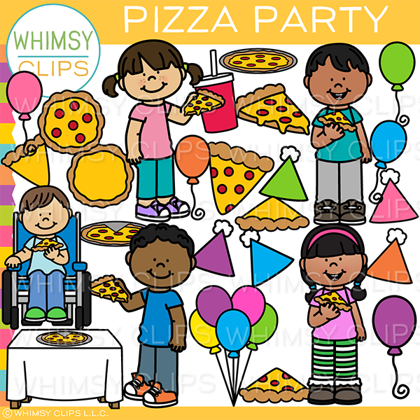 Pizza Party Clip Art