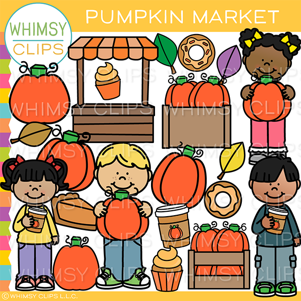 Pumpkin Market Clip Art