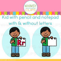 The Really Big Alphabet Letter R Clip Art Set