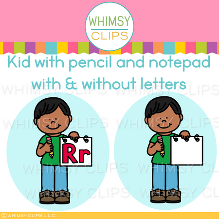 The Really Big Alphabet Letter R Clip Art Set
