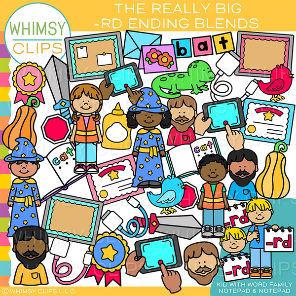 RD Ending Blends Clip Art
