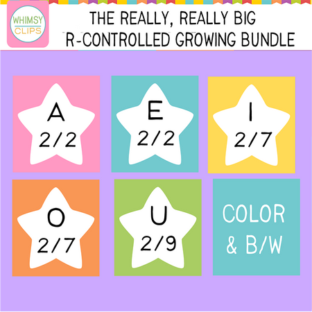 The Really Big R-Controlled Clip Art GROWING Bundle