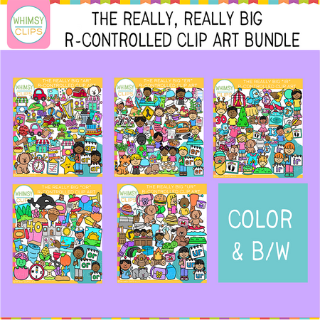Really Big R-Controlled Clip Art