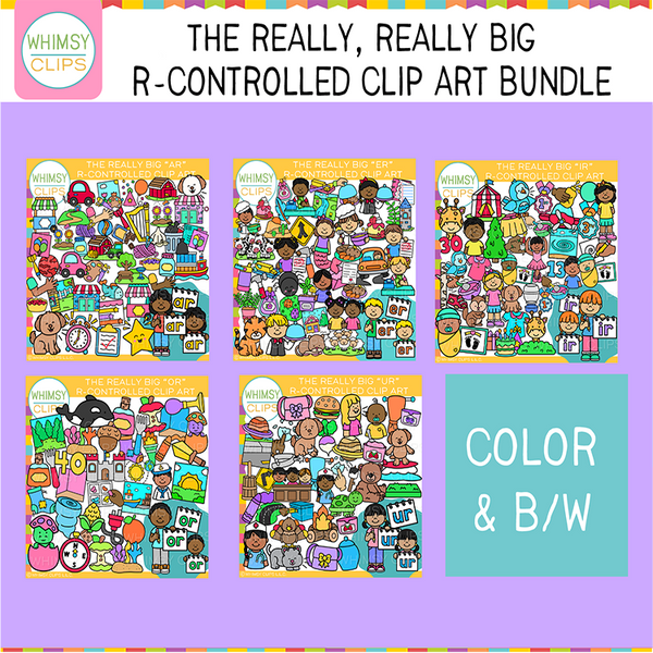 Really Big R-Controlled Clip Art