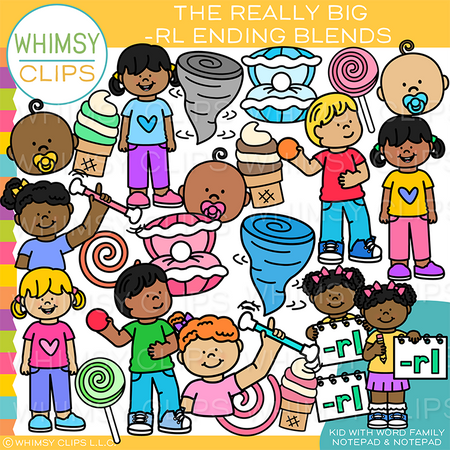 RL Ending Blends Clip Art