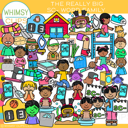 SC Beginning Blends Clip Art