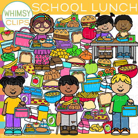 School Lunch Clip Art