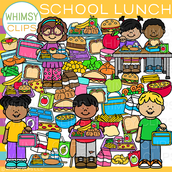 School Lunch Clip Art