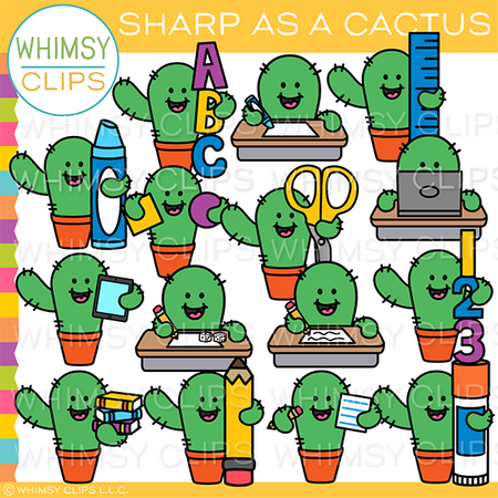 Sharp As A Cactus Clip Art