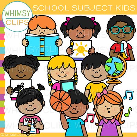 School Subjects Clip Art