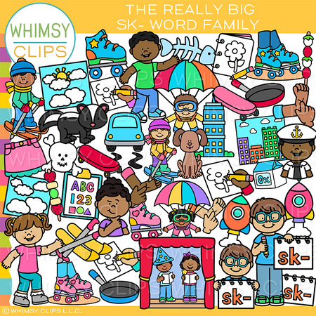 SK Beginning Blends Clip Art