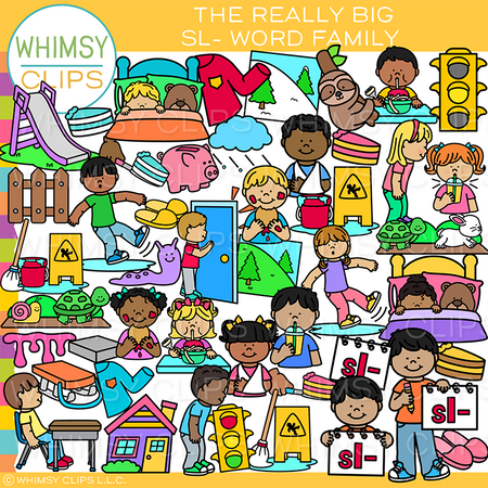 SL Beginning Blends Clip Art