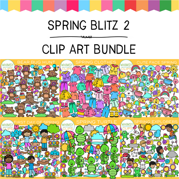 Spring Blitz Clip Art Bundle Two