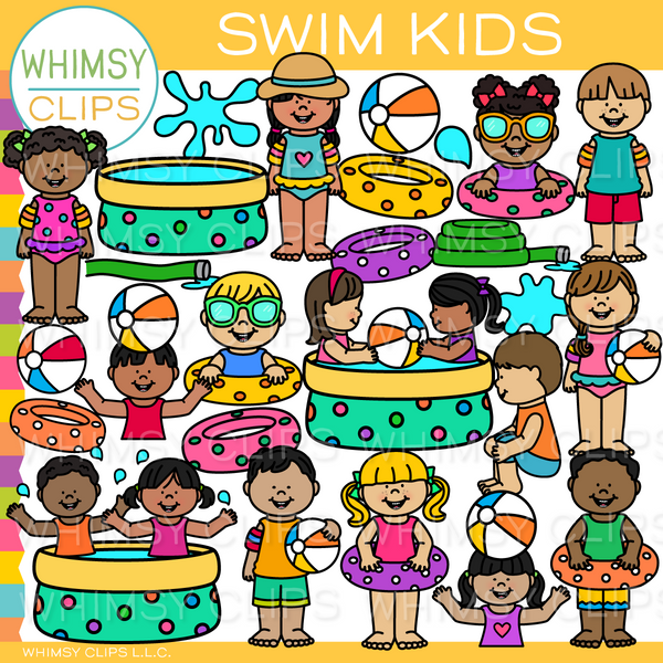 Whimsy Clips Water Water Kids Clip Art , Images & Illustrations | Whimsy Clips