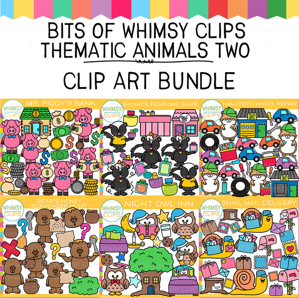 Thematic Animals Two Clip Art Bundle
