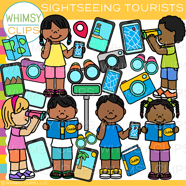 Tourist Sightseeing Clip Art